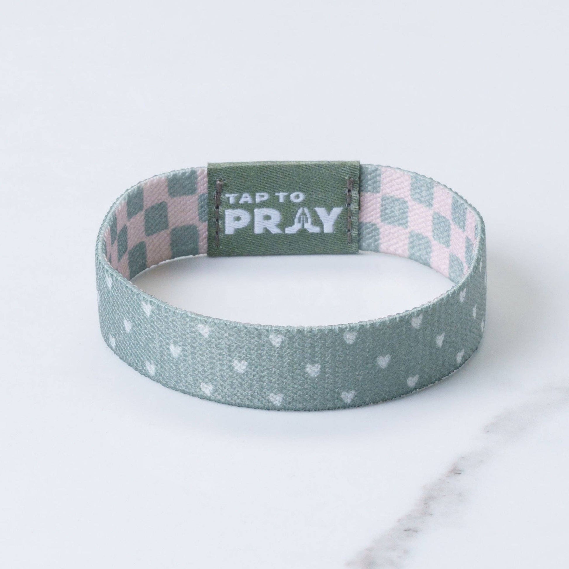 Tap To Pray® Wristband – Cottage & Tile-Versible-The Twisted Chandelier
