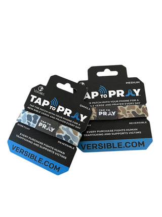 Tap To Pray™ Wristbands - River Rock Camo Sahara and Copper-Versible-The Twisted Chandelier