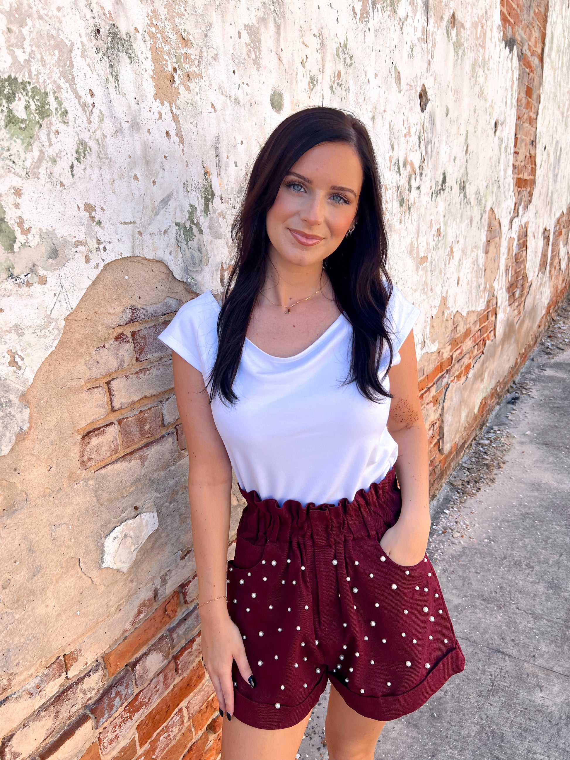 Isabelle Basic Off the Shoulder Top-Shirt-Kori America-$25 & Under Sale,04/25,05/27/24,1st md,8/8/23,Bin d2,Max Retail,Tops Collection-The Twisted Chandelier