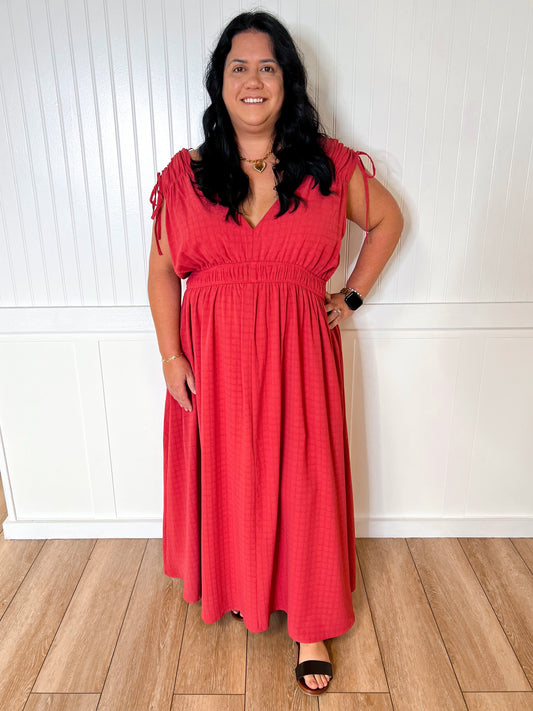 Valerie Textured Woven Goddess like Midi Flare Dress-Dress-Heyson-04/21/25,05/25/24,1st md,BIN A2,Max Retail,western & concert-The Twisted Chandelier