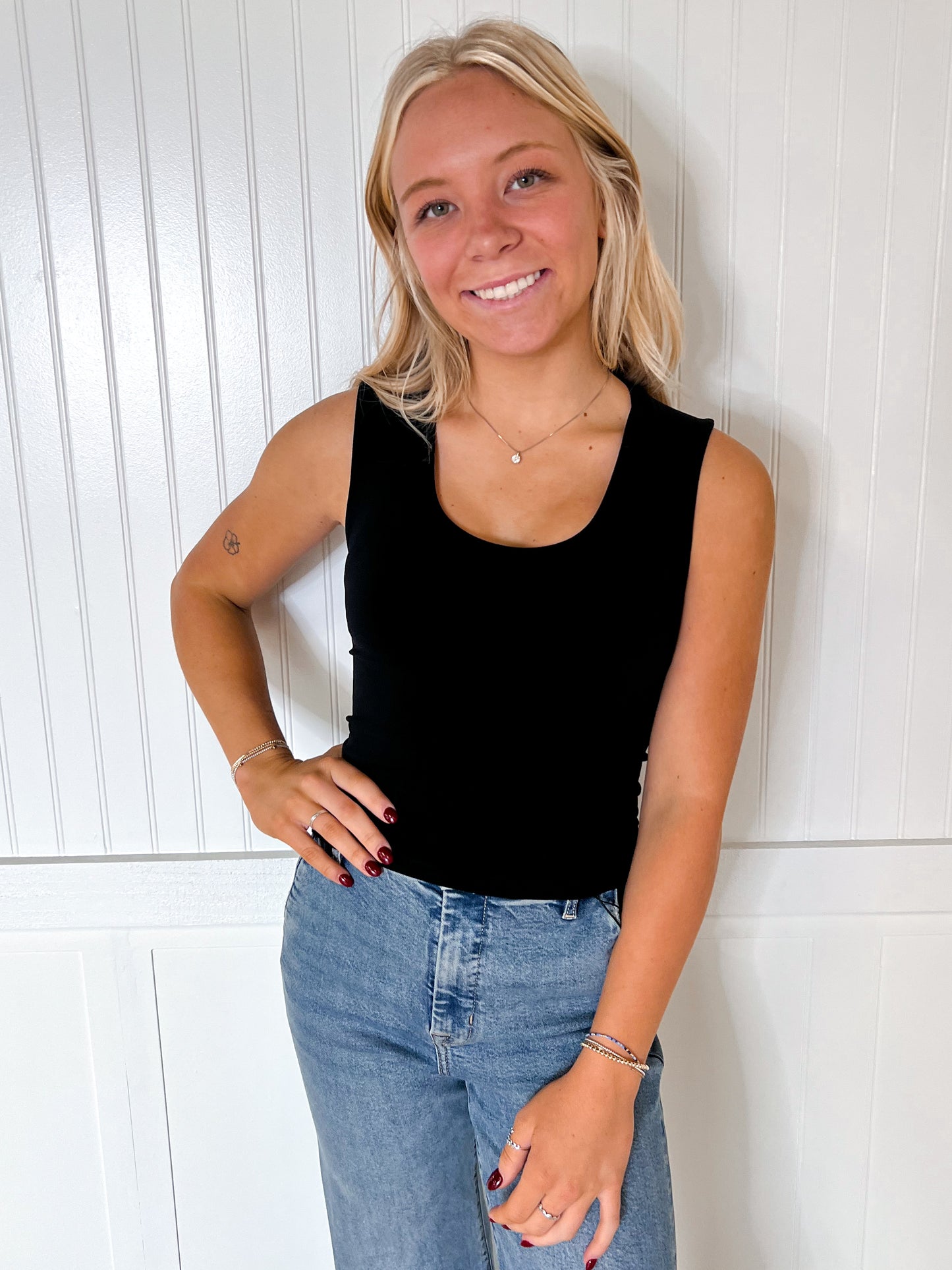 Lottie Double Layered Seamless Top-By Together-12/03/25,1st md,Bin B5,FD 07/29/25,OGP 32.00,Tops Collection-The Twisted Chandelier