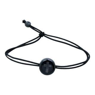 Tap To Pray® Survivor Series Bungee Bracelet-Tap To Pray-Eclipse + Cross-The Twisted Chandelier