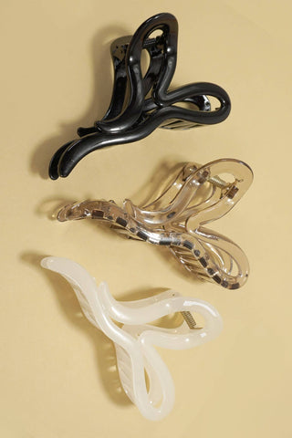 Large Heart Hair Claw Clips-Hair Claws & Clips-JOSSLYN by wall to wall-40H853-The Twisted Chandelier