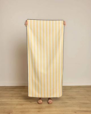Cabana Beach Towel-Towels-Geometry-Yellow-The Twisted Chandelier