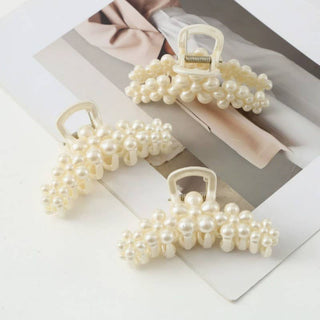 Pearl Hair Claw Clips-JOSSLYN by wall to wall-The Twisted Chandelier