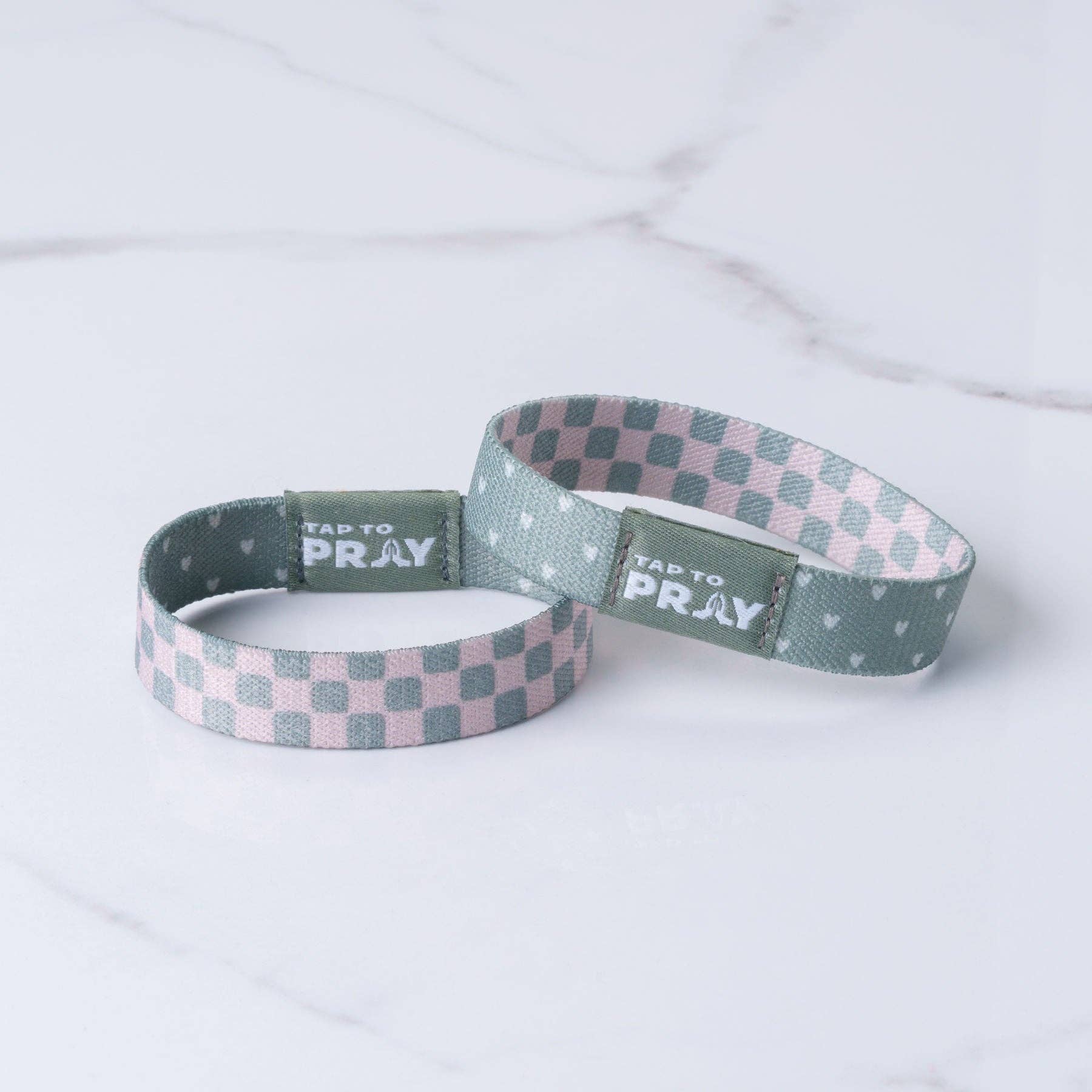 Tap To Pray® Wristband – Cottage & Tile-Versible-The Twisted Chandelier