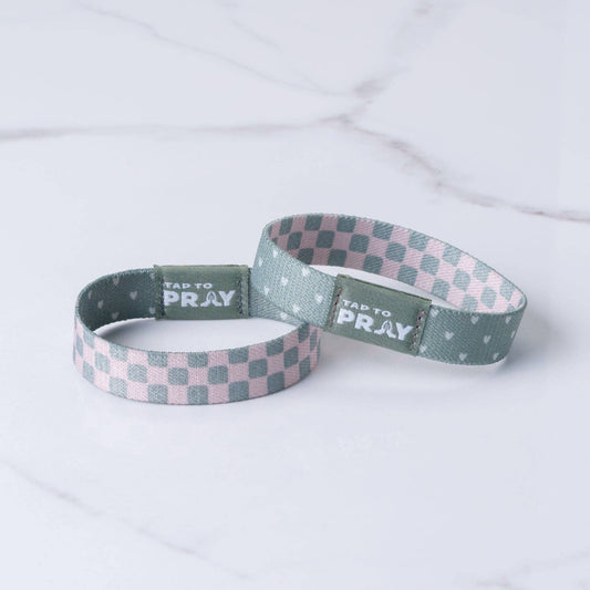 Tap To Pray® Wristband – Cottage & Tile-Versible-The Twisted Chandelier