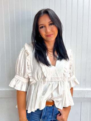 Lucinda Ruffle Top