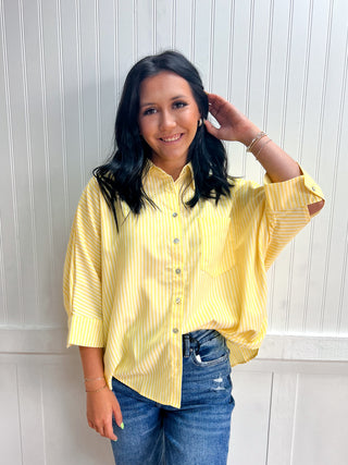 Charlie Stripe Elbow-Length Dolman Sleeve Top-ENTRO-FD 05/14/26,Tops Collection-The Twisted Chandelier