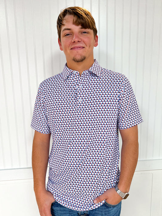 Men's Texas Tailing Polo-SALT WATER SOUL-FD 01/23/26,Men's-The Twisted Chandelier