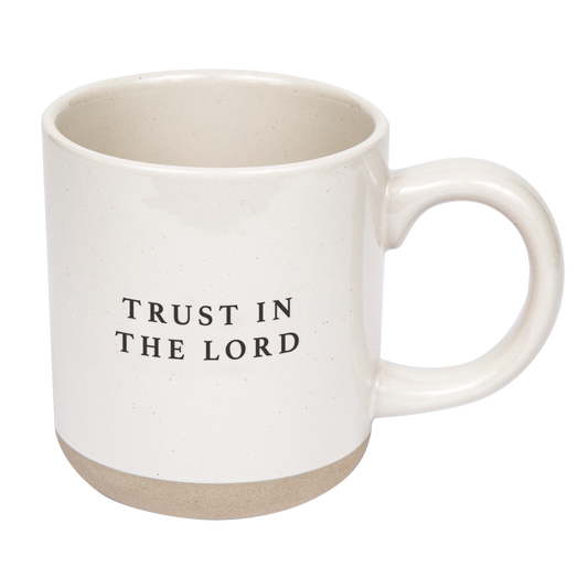 *NEW* Trust In The Lord Stoneware Coffee Mug - Home Decor-Sweet Water Decor-The Twisted Chandelier