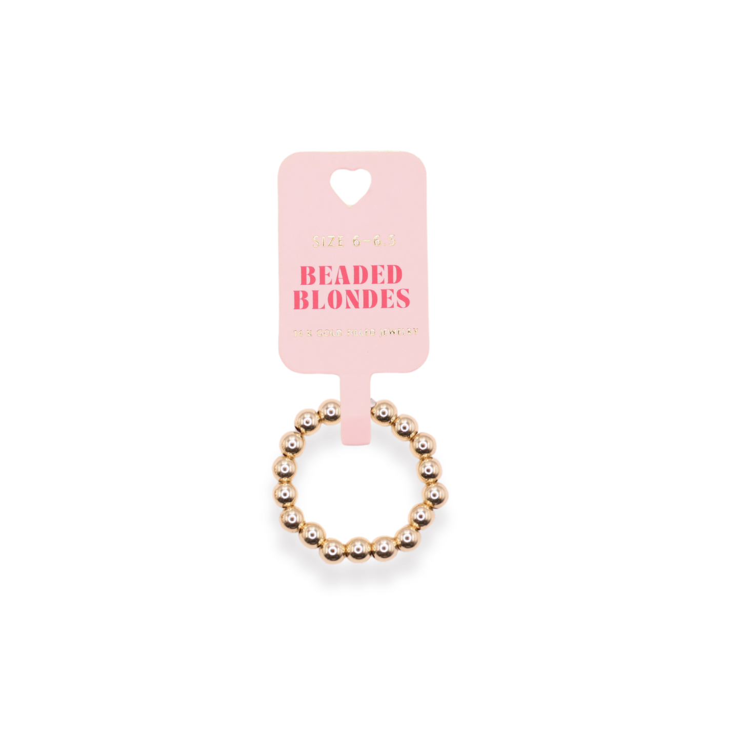 4MM Gold Beaded Ring-Beaded Blondes-The Twisted Chandelier