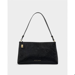 Orin Twist Lock Small Shoulder Bag - Black