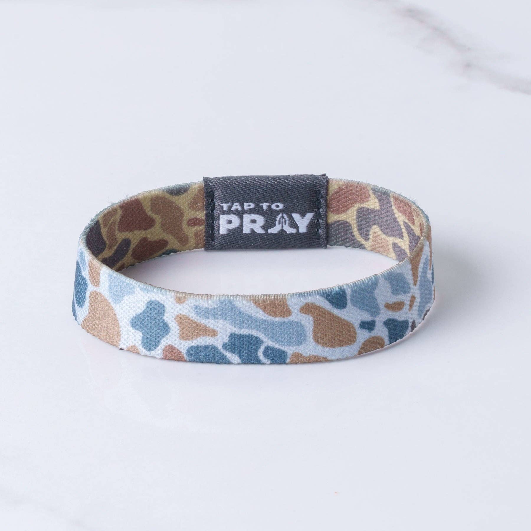 Tap To Pray™ Wristbands - River Rock Camo Sahara and Copper-Versible-The Twisted Chandelier