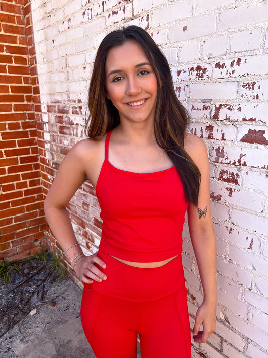 Lilly Longline Spaghetti Strap Active Tank Top-Active Wear-Mono B-Bin C4,FD 01/07/25,Top,Tops Collection-The Twisted Chandelier