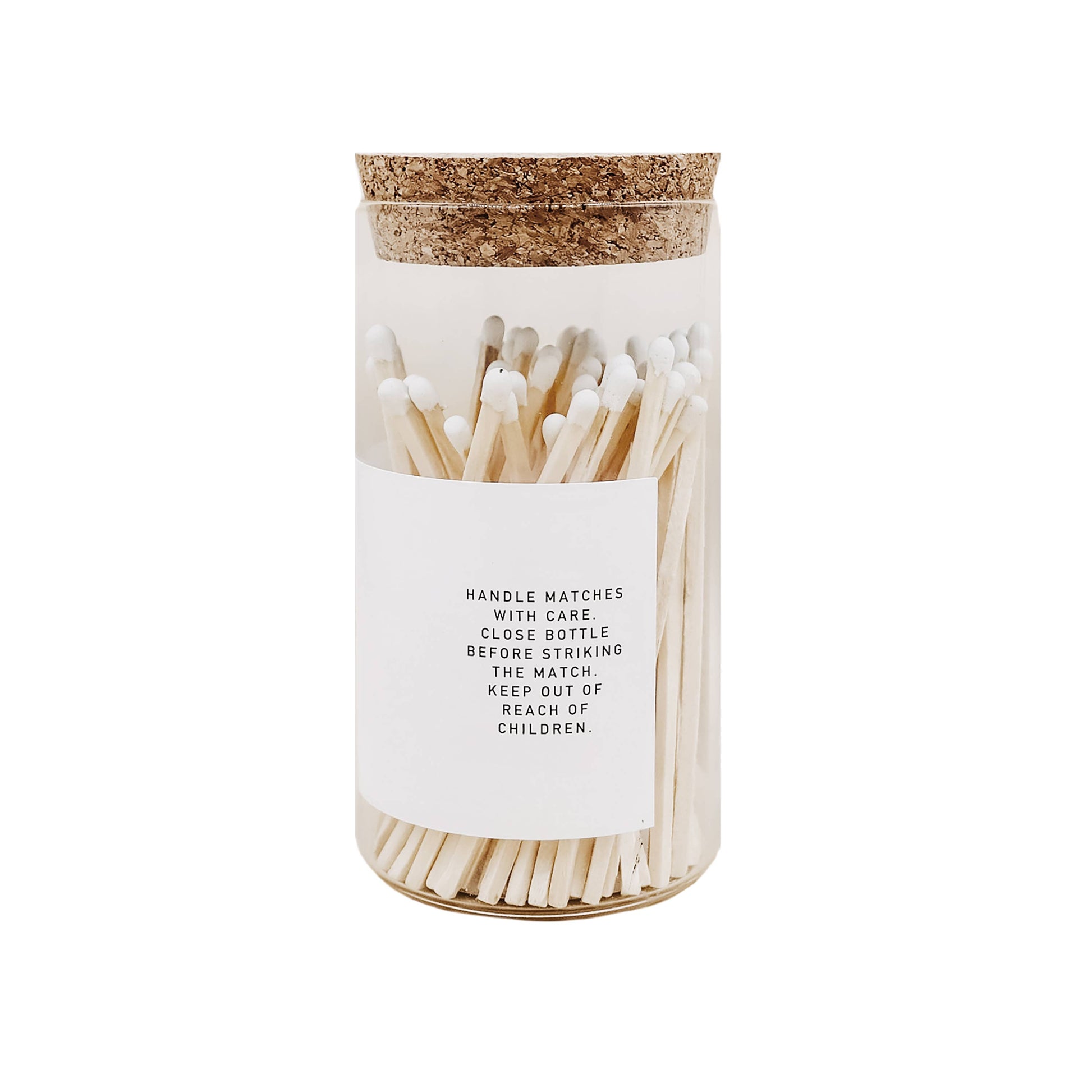 Medium Hearth Matches, White Tip - Home Decor & Gifts-Sweet Water Decor--The Twisted Chandelier