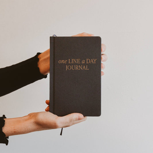 One Line A Day Fabric Journal - Stationery Gifts-Sweet Water Decor-The Twisted Chandelier
