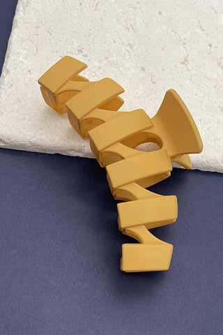 Matte Jumbo Wavy Non Slip Hair Claw Clip-Hair Claws & Clips-JOSSLYN by wall to wall-40H389-The Twisted Chandelier