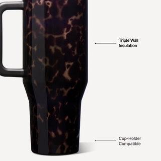 Mocha Tortoise HydroJug 32oz Traveler Tumbler-HydroJug-NewArrival-The Twisted Chandelier