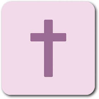 Tap To Pray® Magnets-Tap To Pray-Pink + Purple Cross-The Twisted Chandelier