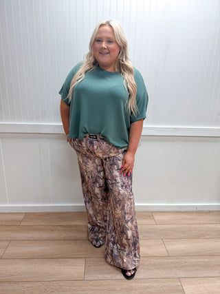 Elsie Boxer Pants - Dark Camo-Birdie & Co-bottoms,FD 02/03/26-The Twisted Chandelier