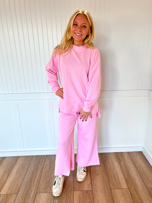 Demi Solid Warm Quilted Set