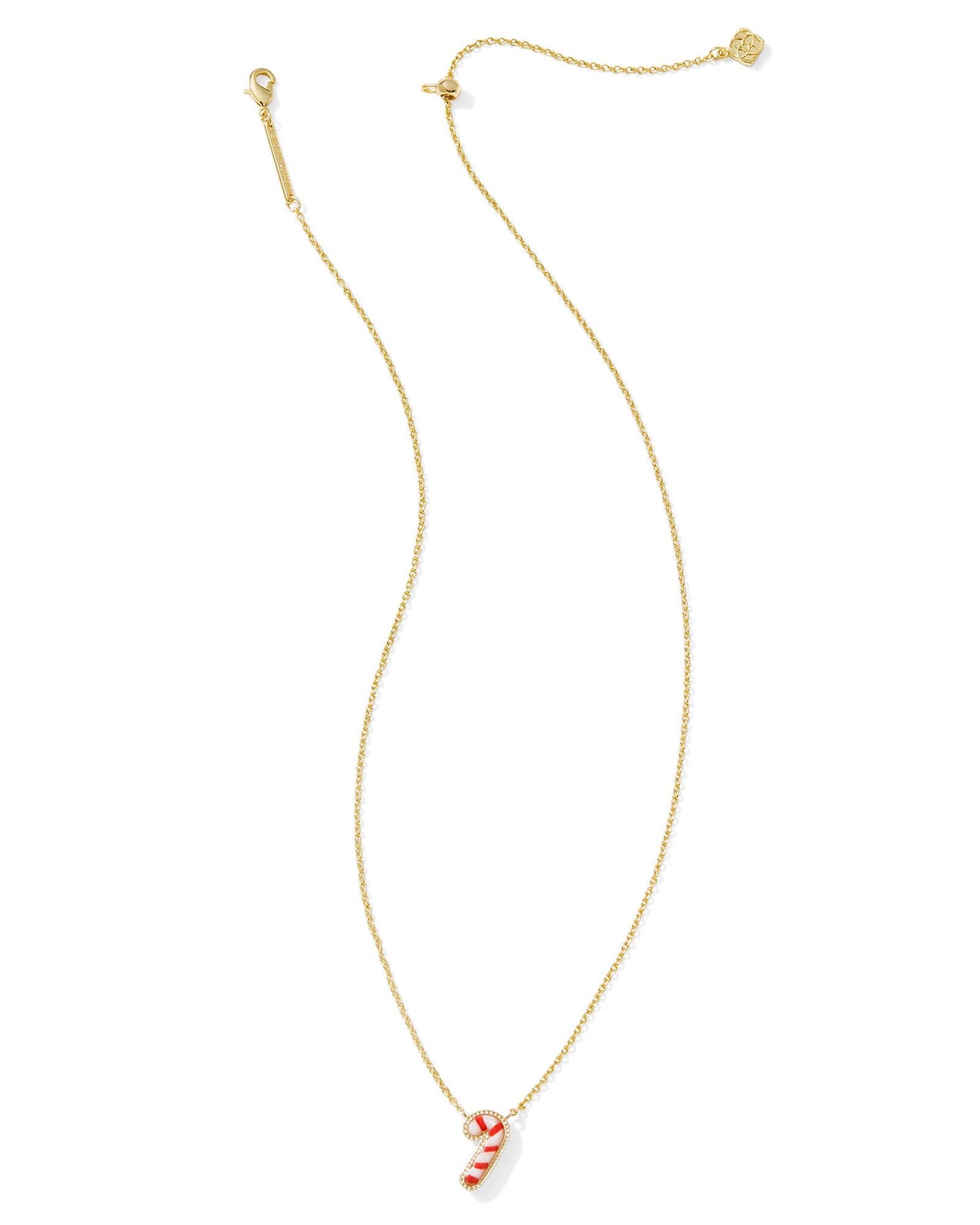 Kendra Scott Candy Cane Short Pendant Necklace Gold Ivory Mother of Pearl-Necklaces-Kendra Scott-N00876GLD-The Twisted Chandelier