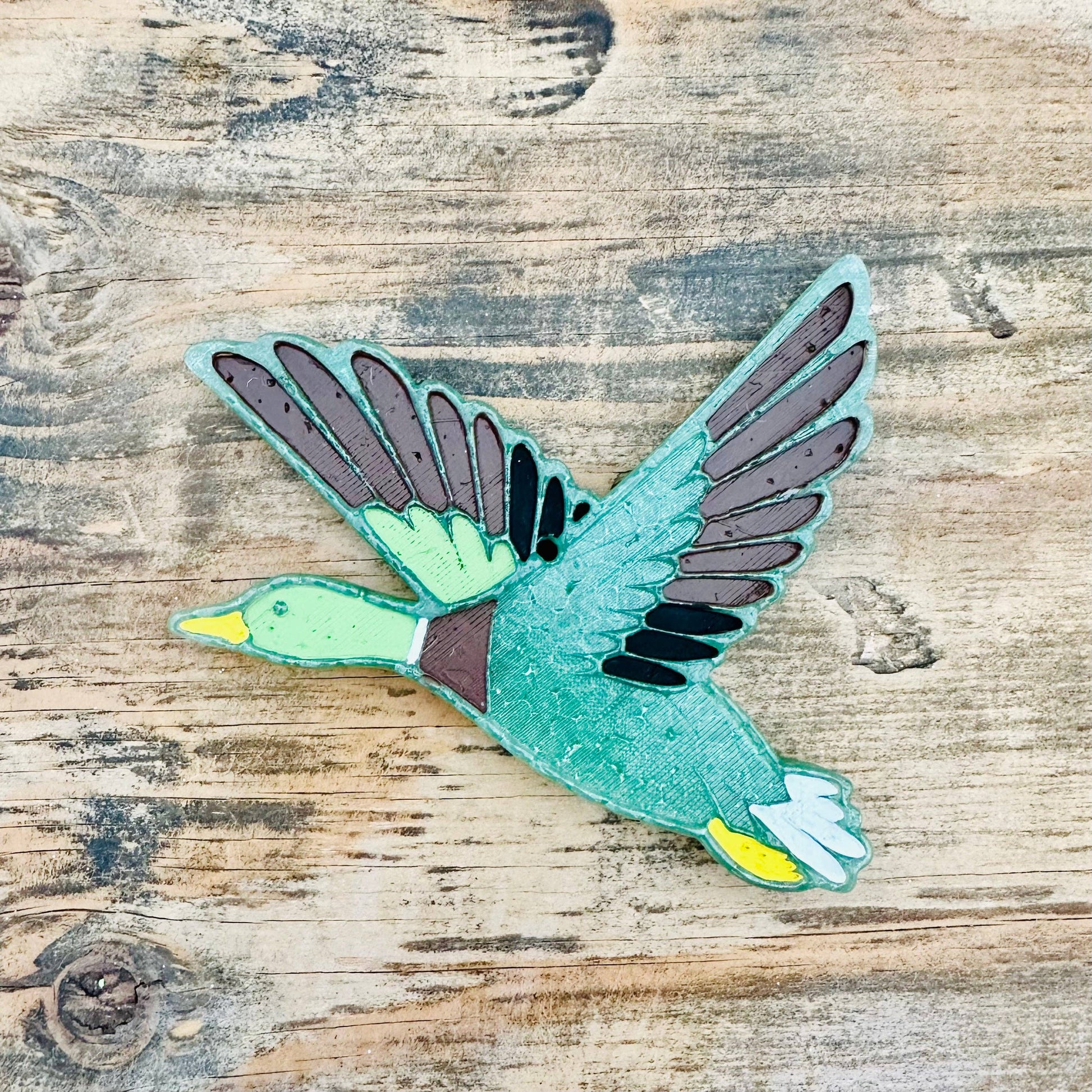 **CUSTOM** Men’s Mallard Duck Car Freshie: Leather-Southern Creek Wholesale-The Twisted Chandelier