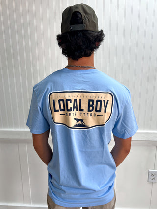 Men's Pointer Badge Short Sleeve Tee-T-Shirt-Local Boy Outfitters-FD 05/22/26,Men's-The Twisted Chandelier