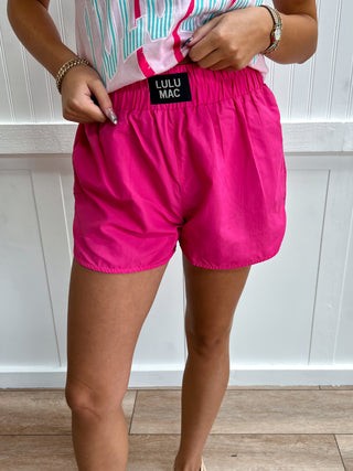 Laken Lulu Mac Shorts - Hot Pink