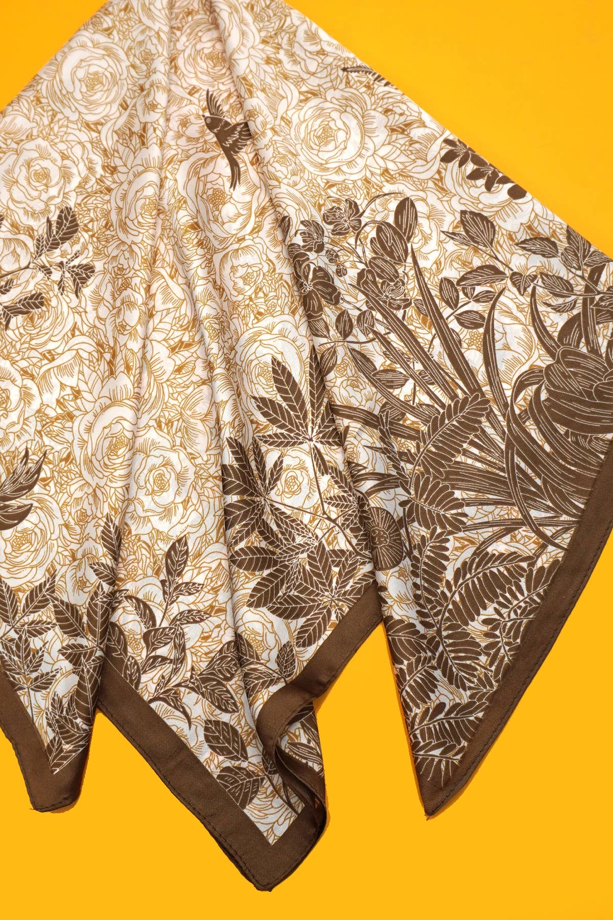 Large Floral Print Bandana Scarf-JOSSLYN by wall to wall-The Twisted Chandelier