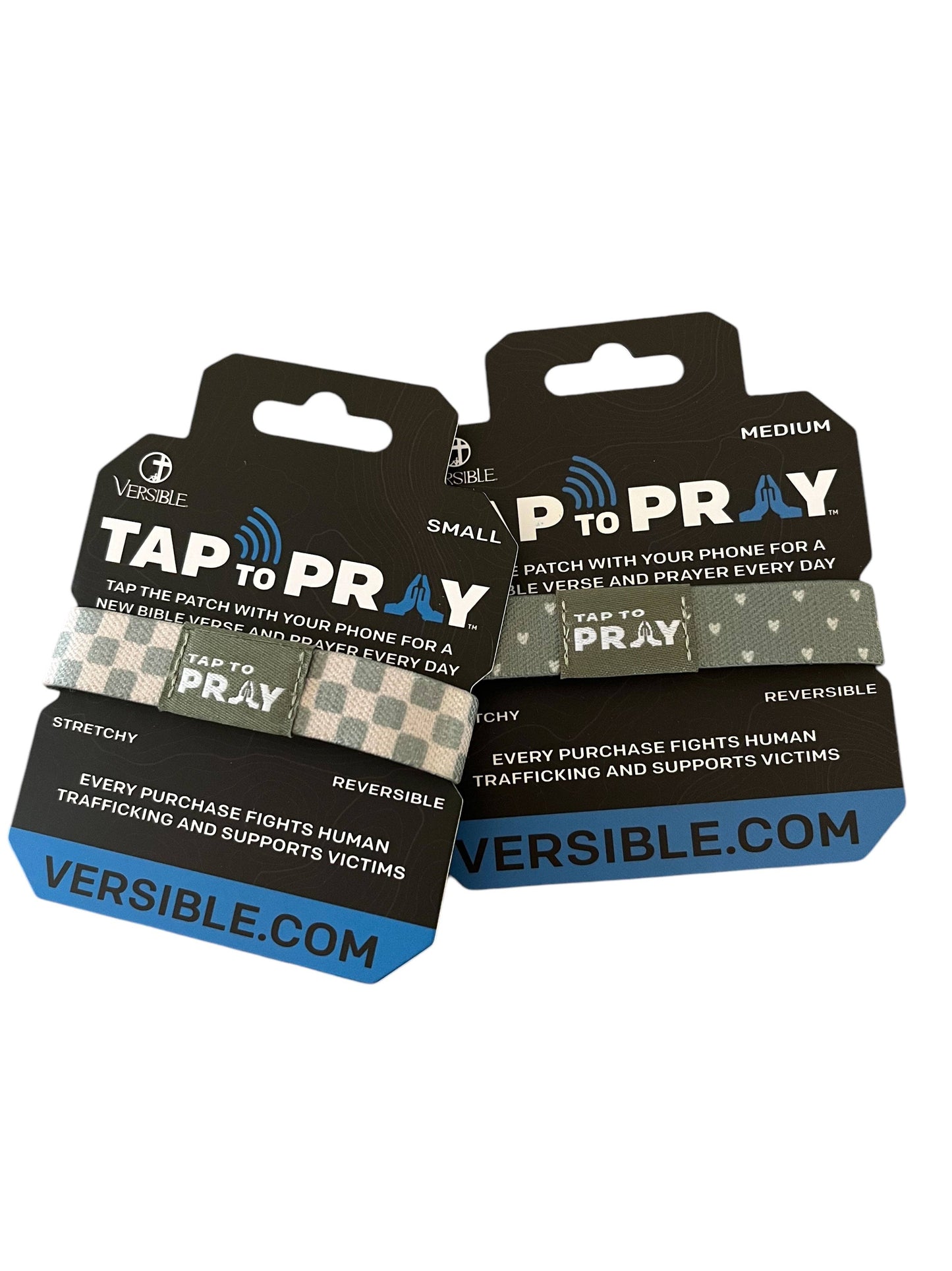 Tap To Pray® Wristband – Cottage & Tile-Versible-The Twisted Chandelier