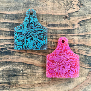 Tooled Cow Tag Car Freshie-Car Freshie-Southern Creek Wholesale-The Twisted Chandelier