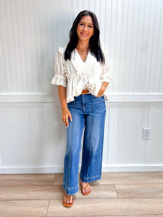 Lucinda Ruffle Top