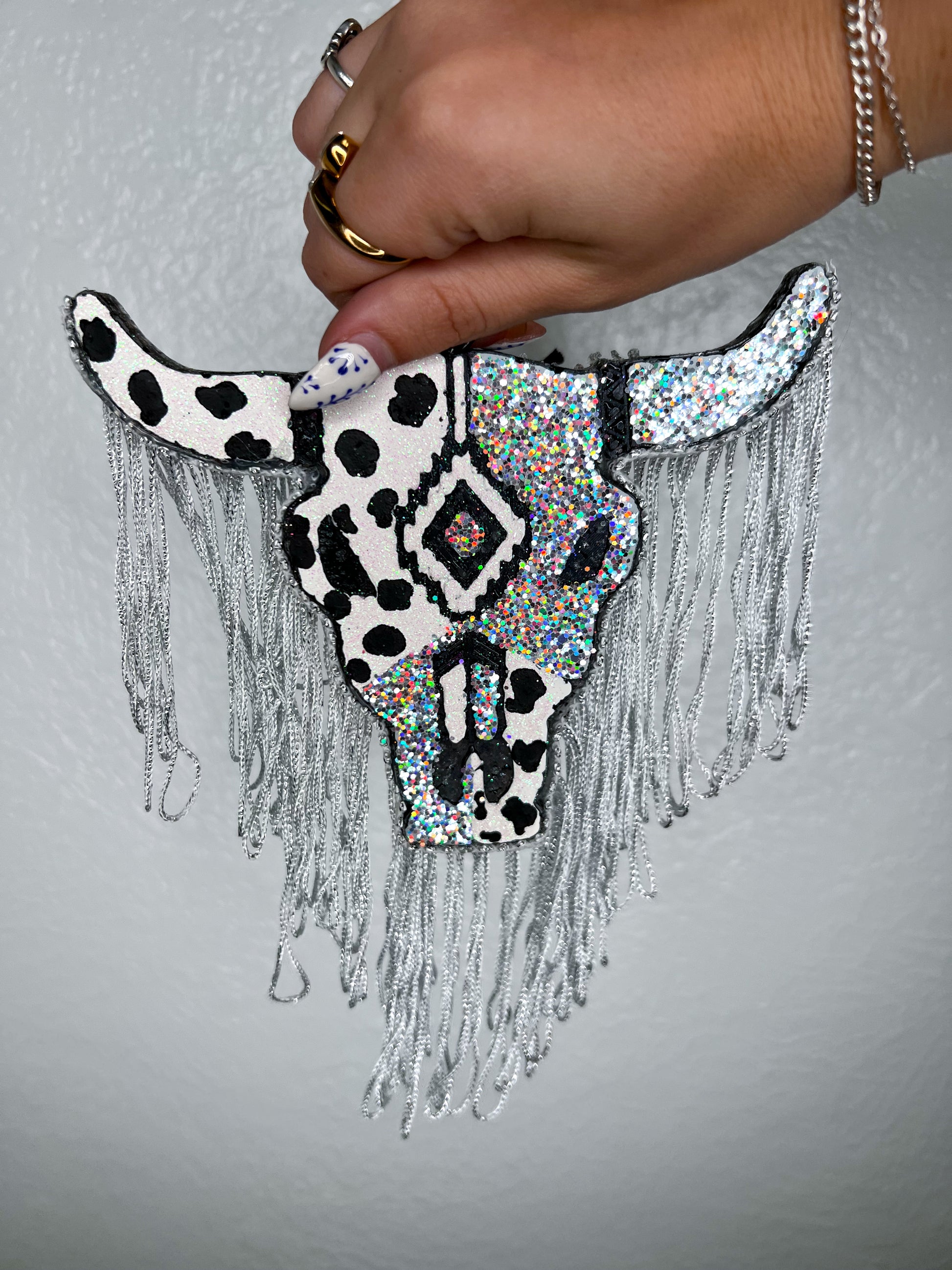 Cow and Sliver Freshie-Ginger & Lace-The Twisted Chandelier