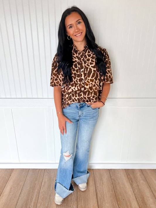 Nova Printed Woven Top-FLYING TOMATO-BIN A 3,FD 8/5/25,IT13762,Tops Collection-The Twisted Chandelier