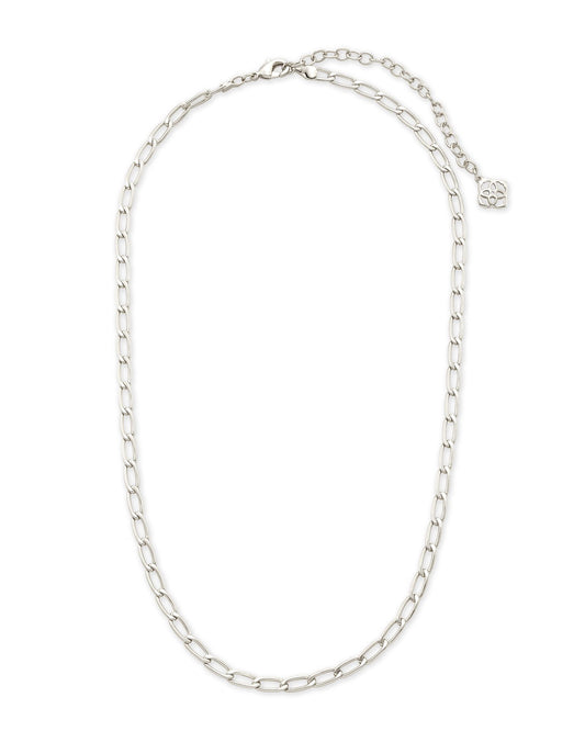 Kendra Scott Merrick Chain Necklace Silver Metal-Necklaces-Kendra Scott-N1716GLD-The Twisted Chandelier