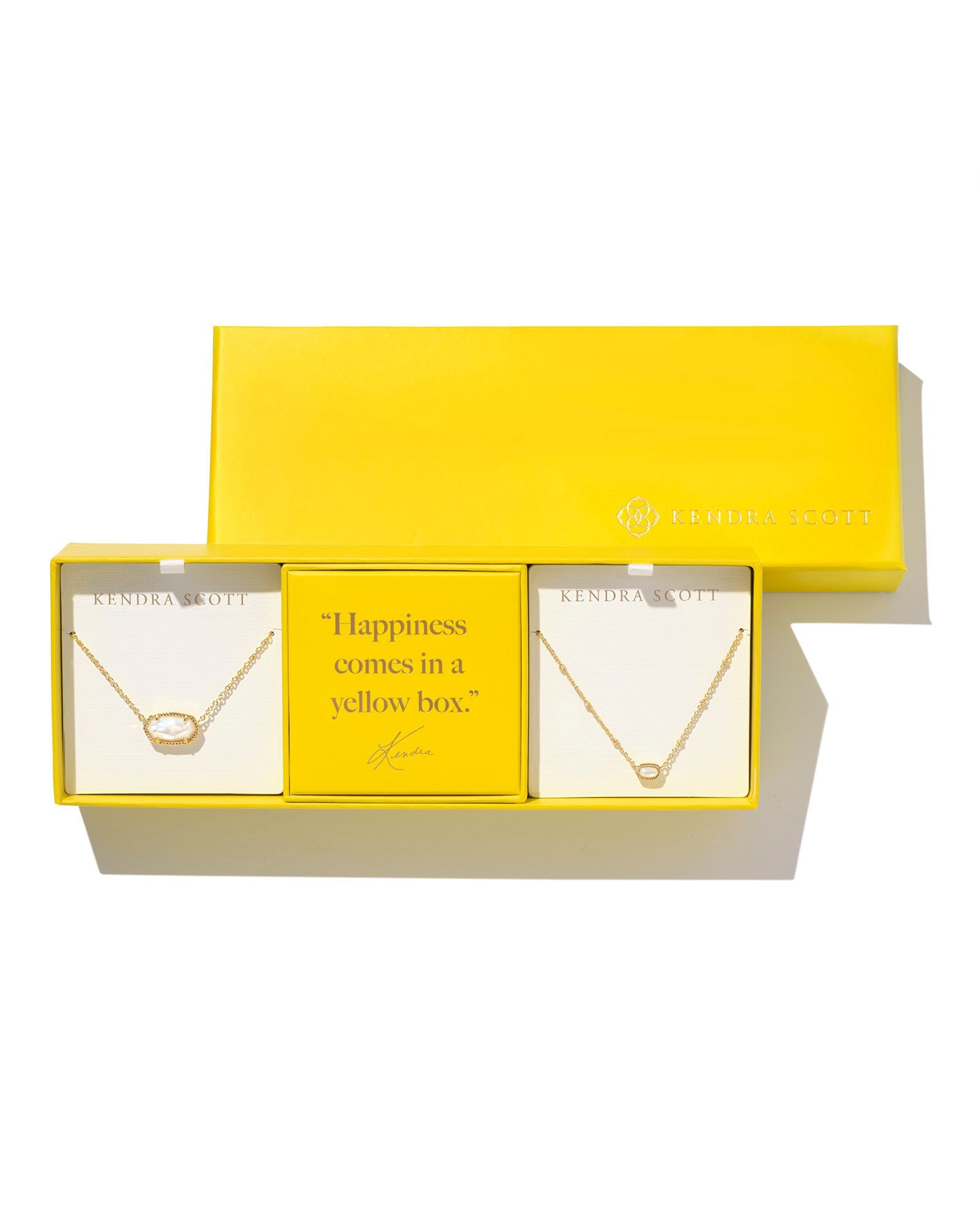 Kendra Scott Elisa Gift Set of 2 Gold Ivory Mother of Pearl-Gift Sets-Kendra Scott-G00033GLD-The Twisted Chandelier