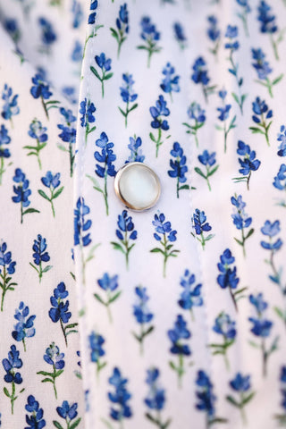 Blue Bonnet Pearl Snap Fishing Shirt-Top-SALT WATER SOUL-FD 05/22/26,Men's-The Twisted Chandelier