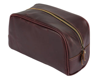 Handmade Buffalo Genuine Leather Toiletry Bag Dopp Kit-Bag-Immart Global LLC-Brandable,Men's-The Twisted Chandelier