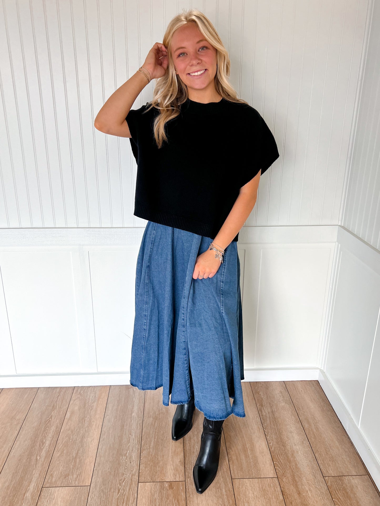 Marcie Dropped Shoulder Sweater Top-PINCH-Tops Collection-The Twisted Chandelier