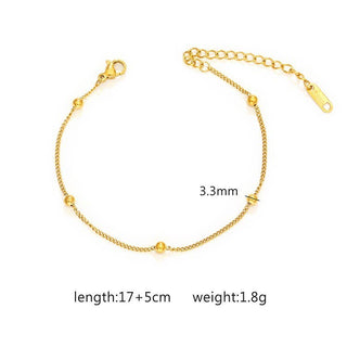 Stainless Steel Waterproof Tarnish Free Bracelet-JOSSLYN by wall to wall-40B112-The Twisted Chandelier