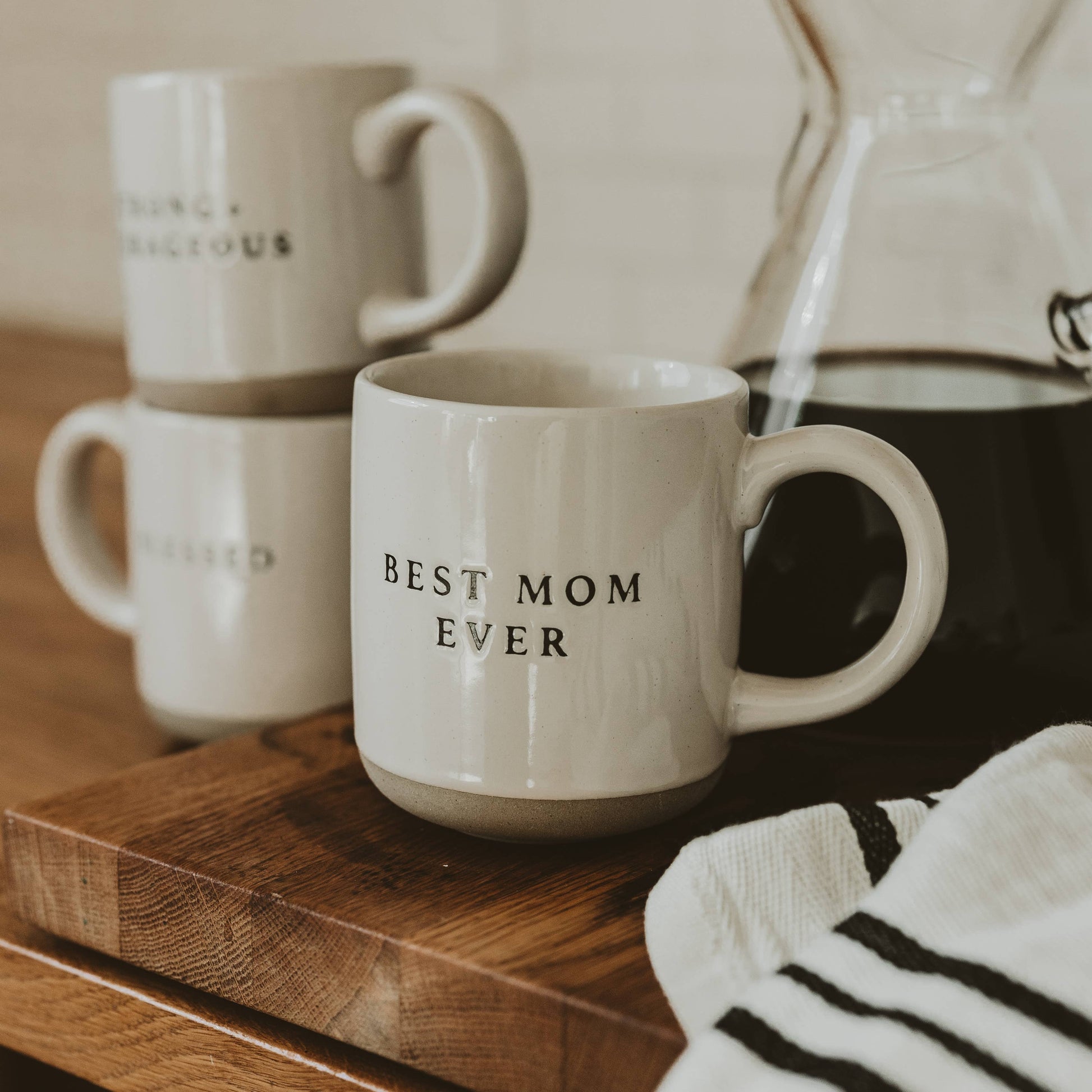 Best Mom Ever Stoneware Coffee Mug - Gifts & Home Decor-Sweet Water Decor--The Twisted Chandelier