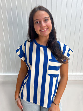 Meredith Bold Stripe Top