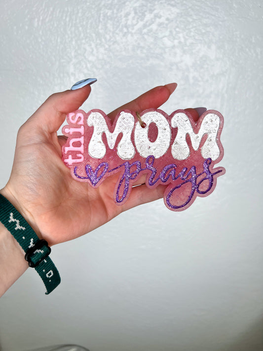 This Mom Prays Car Freshie-Southern Creek Wholesale-Bombshell-The Twisted Chandelier