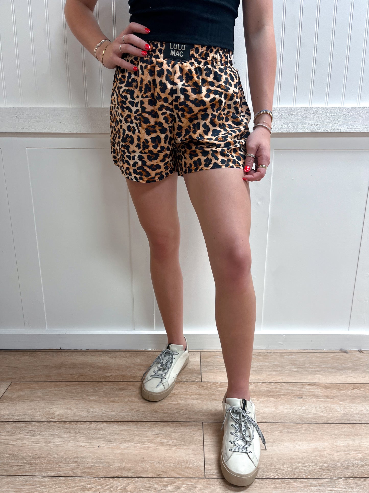 Aspen Leopard Boxer Shorts-Girlie Girl Originals-bottoms,FD 03/12/26-The Twisted Chandelier