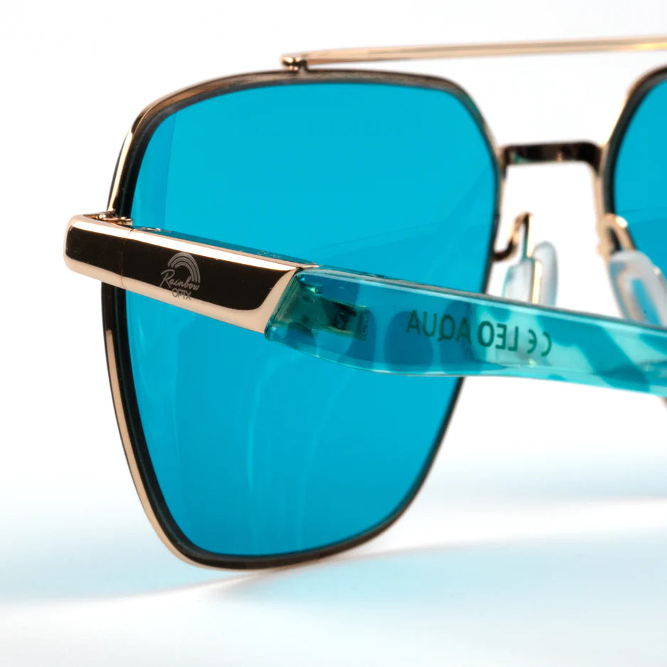 RainbowOPTX Sunglasses Leo - Aqua-Accessories-Rainbow Optx-Faire-The Twisted Chandelier