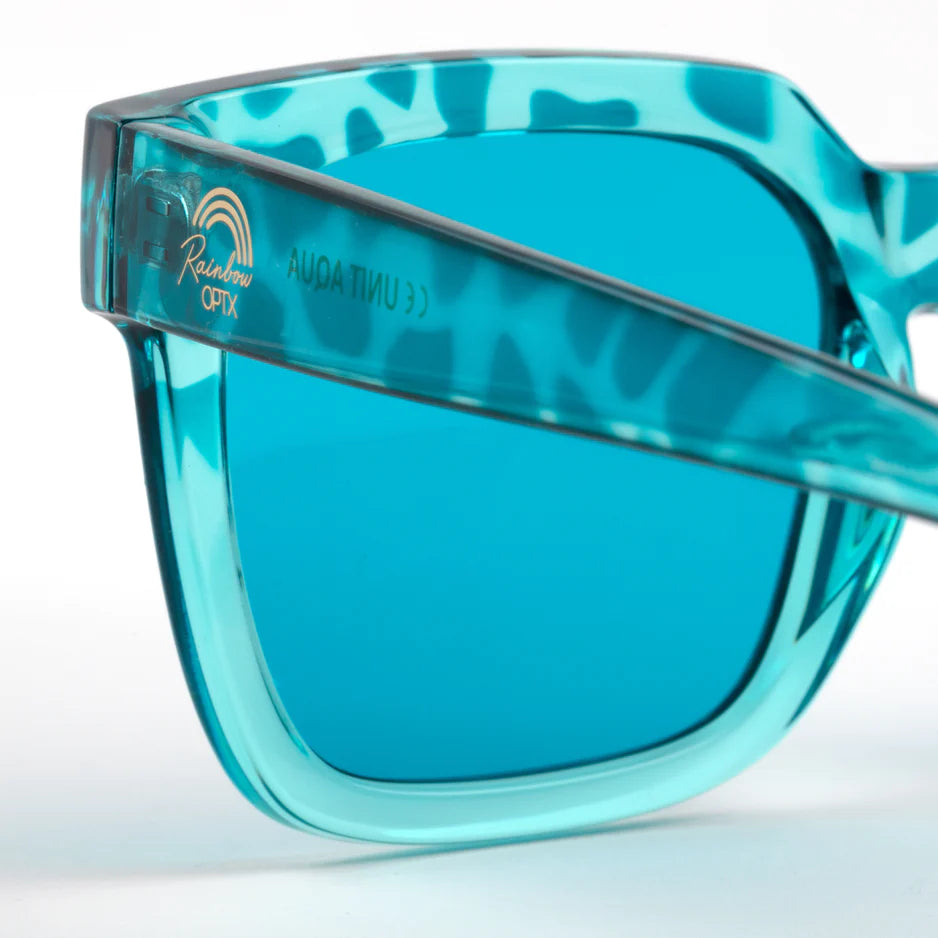 Rainbow OPTX Sunglasses Unit - Aqua-Accessories-Rainbow Optx-Faire-The Twisted Chandelier