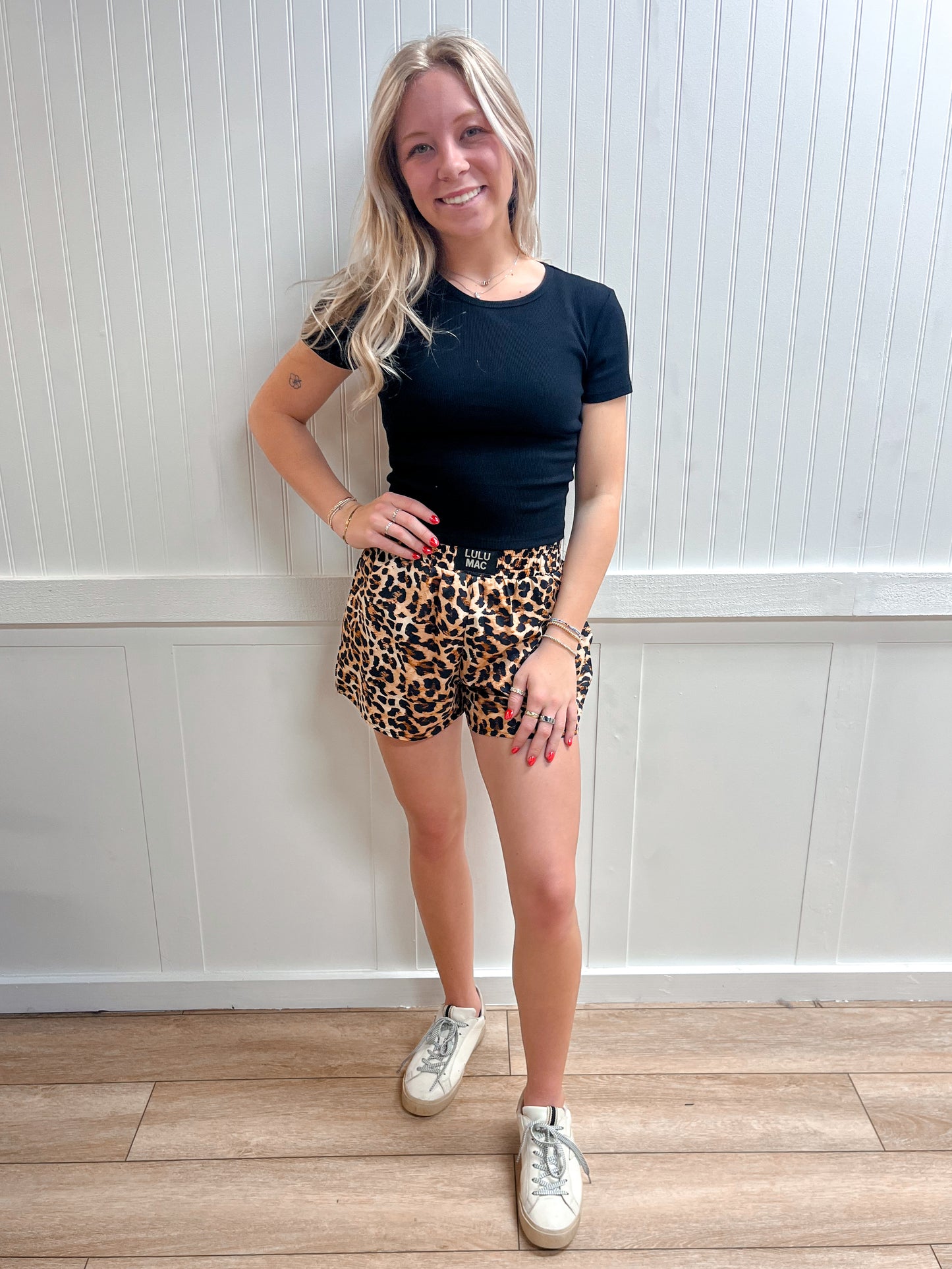 Aspen Leopard Boxer Shorts-Girlie Girl Originals-bottoms,FD 03/12/26-The Twisted Chandelier