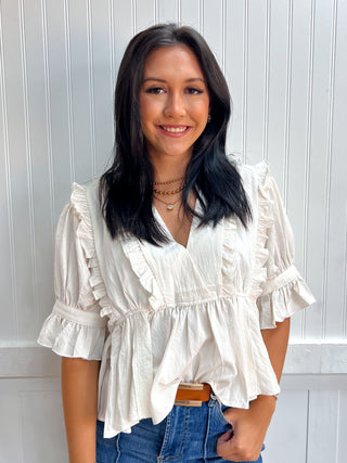 Lucinda Ruffle Top